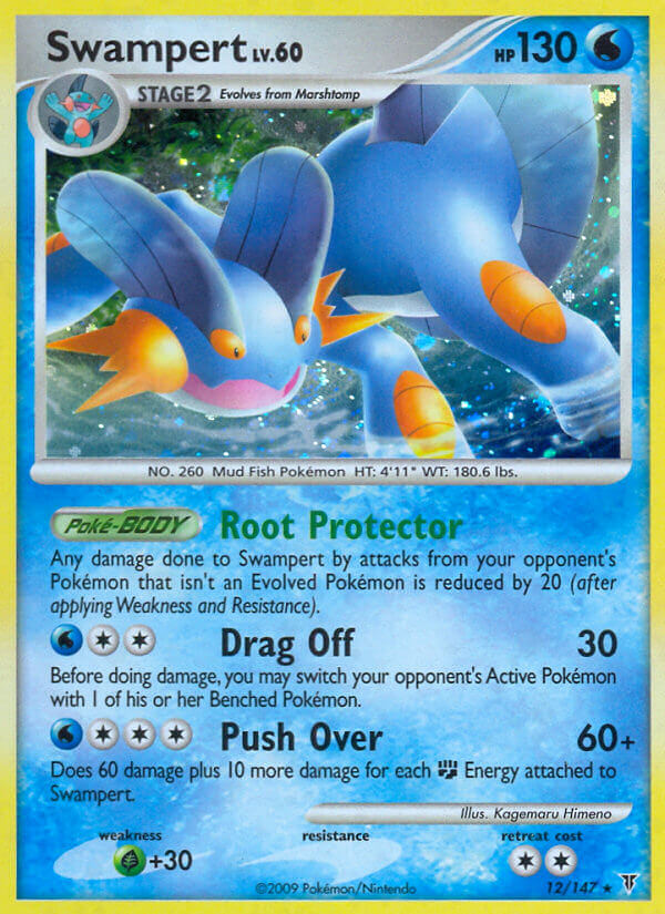 Swampert (12/147) (Theme Deck Exclusive) [Platinum: Supreme Victors] | Deep Dive Games St. Marys