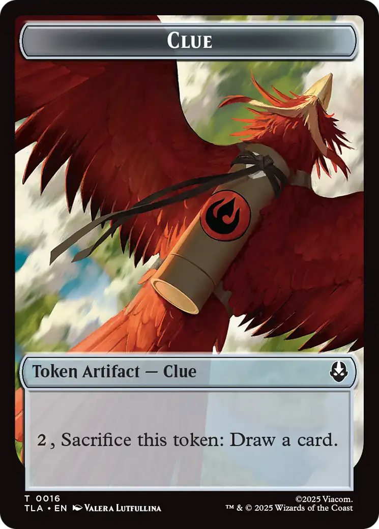 Copy (0001) // Clue (0016) Double-Sided Token [Avatar: The Last Airbender Tokens] | Deep Dive Games St. Marys