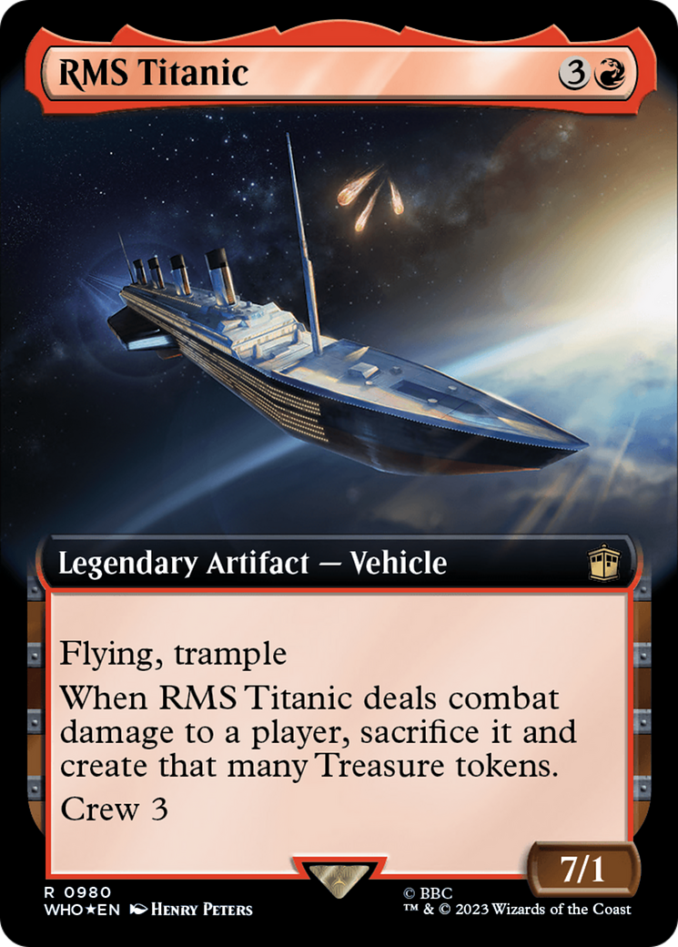 RMS Titanic (Extended Art) (Surge Foil) [Doctor Who] | Deep Dive Games St. Marys