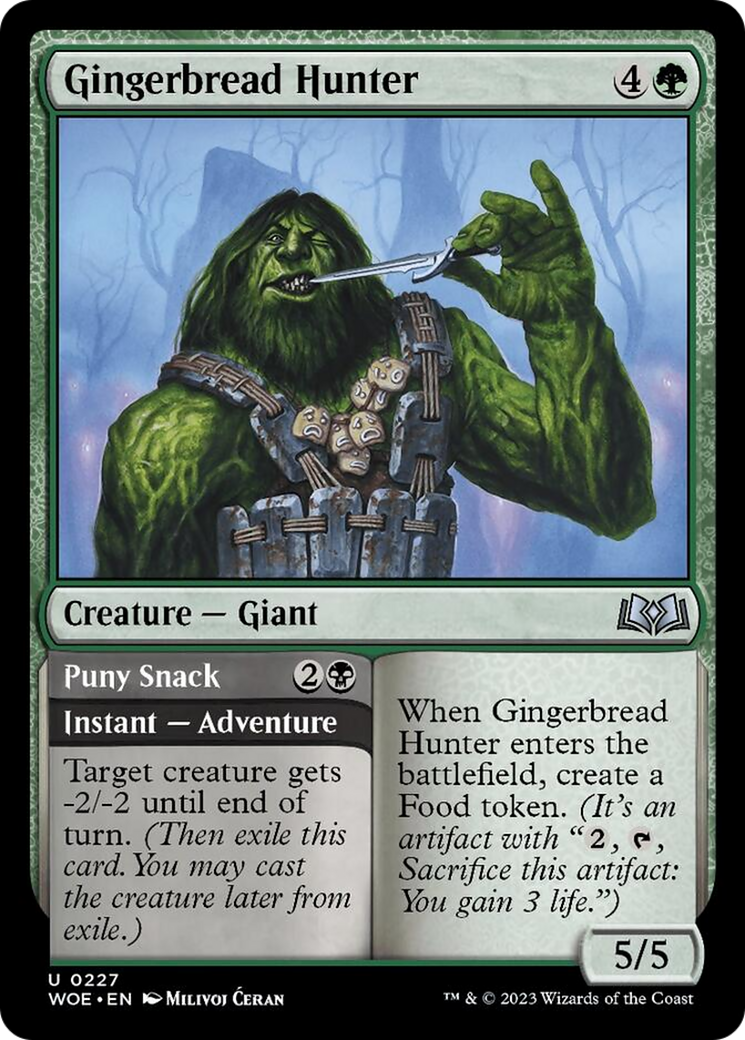 Gingerbread Hunter // Puny Snack [Wilds of Eldraine] | Deep Dive Games St. Marys