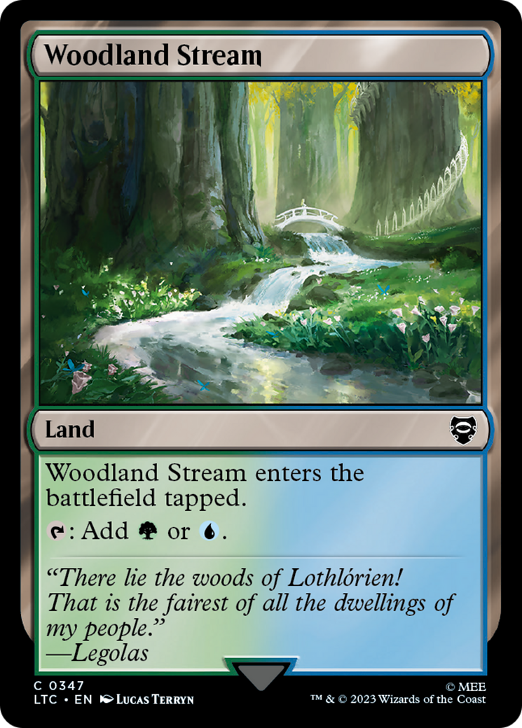 Woodland Stream [The Lord of the Rings: Tales of Middle-Earth Commander] | Deep Dive Games St. Marys