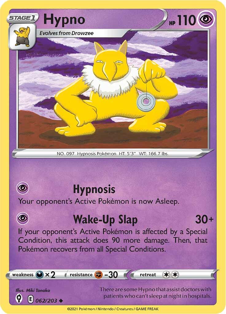 Hypno (062/203) [Sword & Shield: Evolving Skies] | Deep Dive Games St. Marys