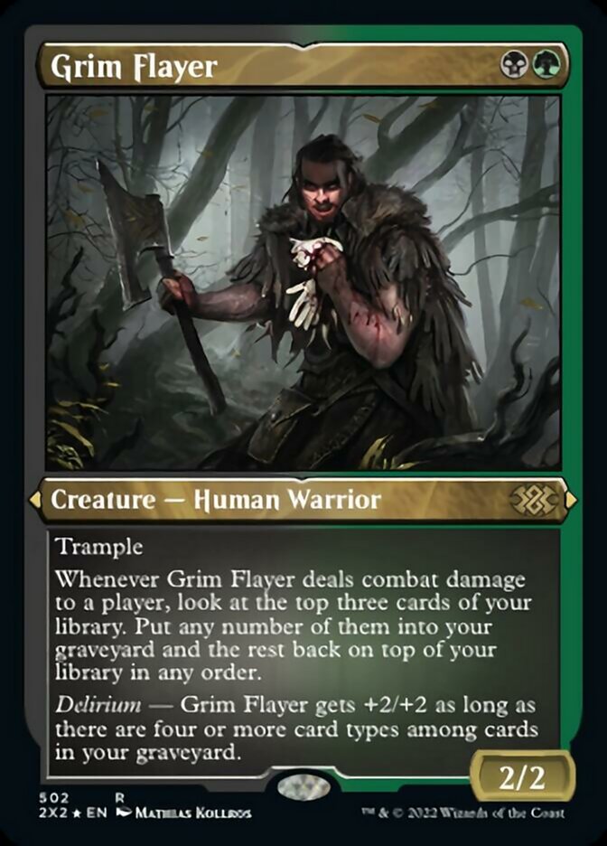 Grim Flayer (Foil Etched) [Double Masters 2022] | Deep Dive Games St. Marys