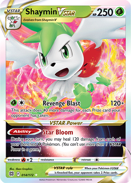 Shaymin VSTAR (014/172) [Sword & Shield: Brilliant Stars] | Deep Dive Games St. Marys