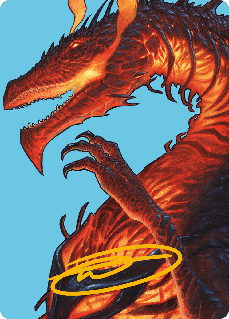 Herigast, Erupting Nullkite Art Card (Gold-Stamped Signature) [Modern Horizons 3 Art Series] | Deep Dive Games St. Marys
