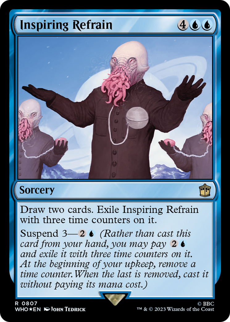 Inspiring Refrain (Surge Foil) [Doctor Who] | Deep Dive Games St. Marys