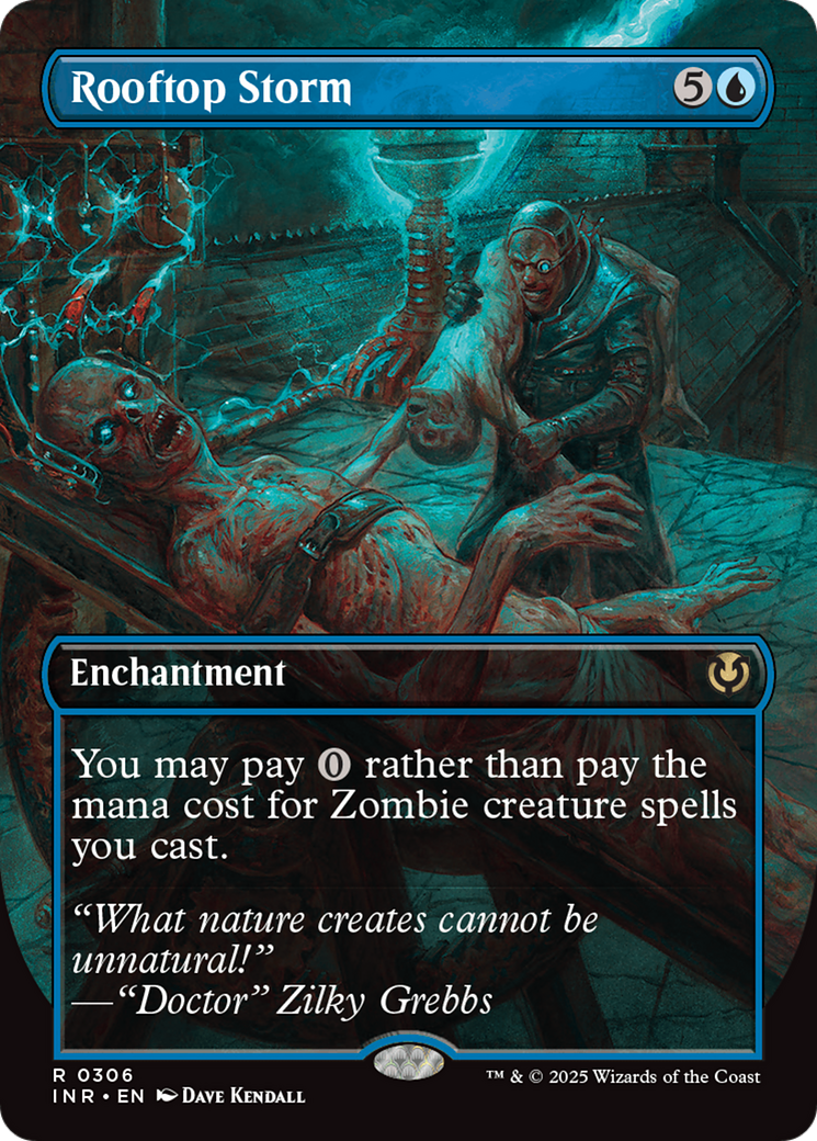 Rooftop Storm (Borderless) [Innistrad Remastered] | Deep Dive Games St. Marys