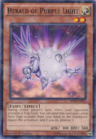 Herald of Purple Light [BP03-EN023] Shatterfoil Rare | Deep Dive Games St. Marys