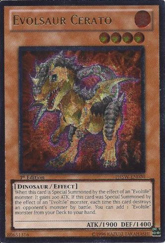 Evolsaur Cerato [PHSW-EN020] Ultimate Rare | Deep Dive Games St. Marys