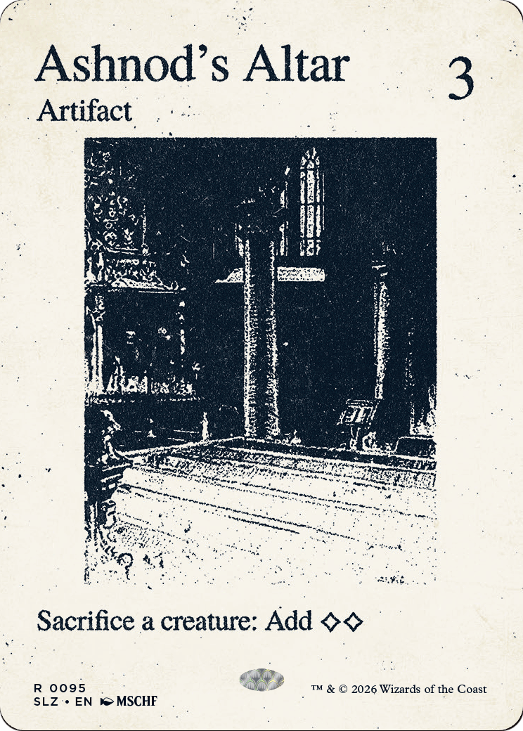 Ashnod's Altar (0095) [Secret Lair x MSCHF: The Zeta Set] | Deep Dive Games St. Marys
