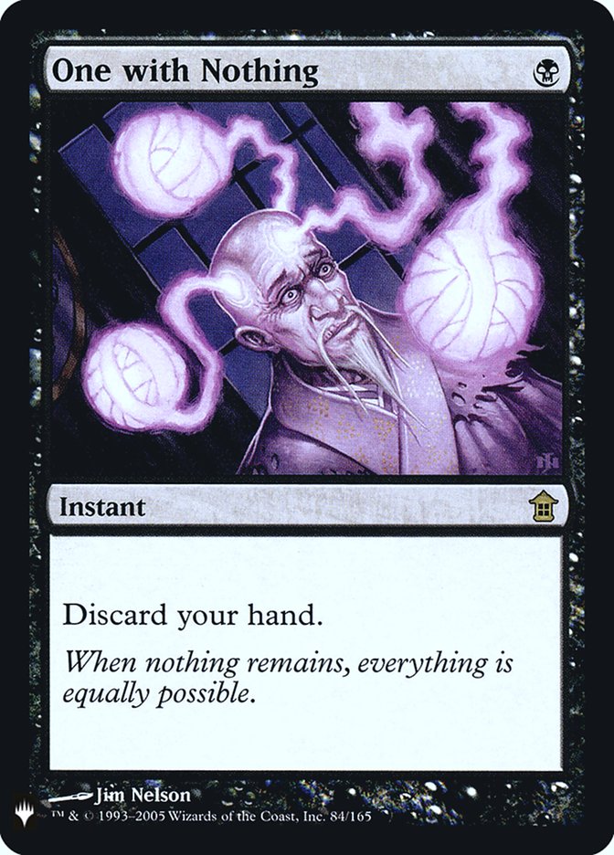 One with Nothing [Mystery Booster] | Deep Dive Games St. Marys