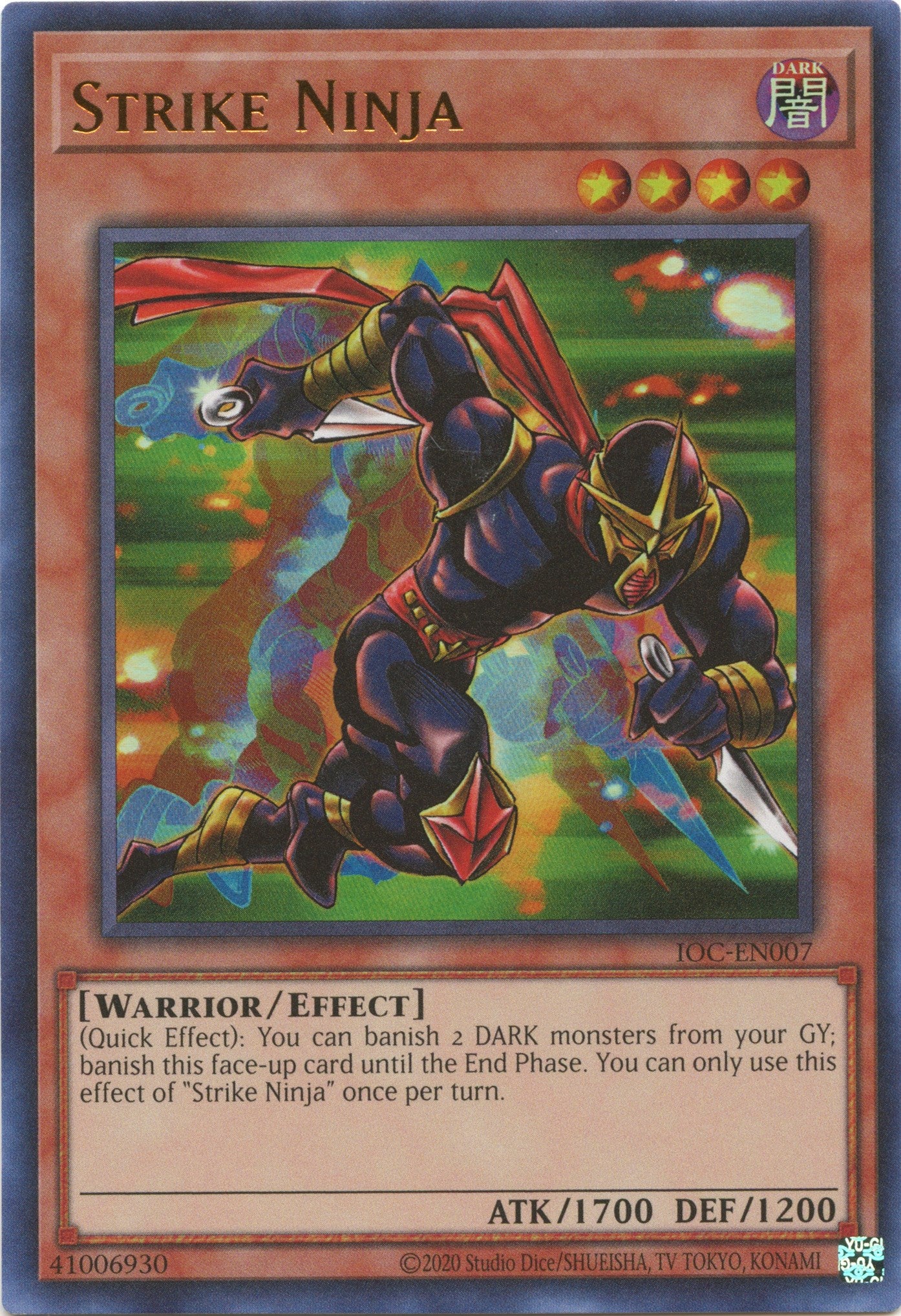 Strike Ninja (25th Anniversary) [IOC-EN007] Ultra Rare | Deep Dive Games St. Marys