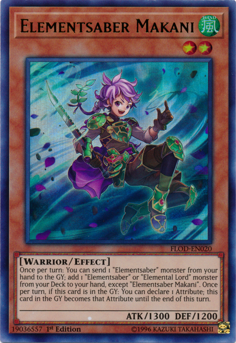 Elementsaber Makani [FLOD-EN020] Ultra Rare | Deep Dive Games St. Marys