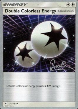 Double Colorless Energy (136/149) (Infinite Force - Diego Cassiraga) [World Championships 2017] | Deep Dive Games St. Marys