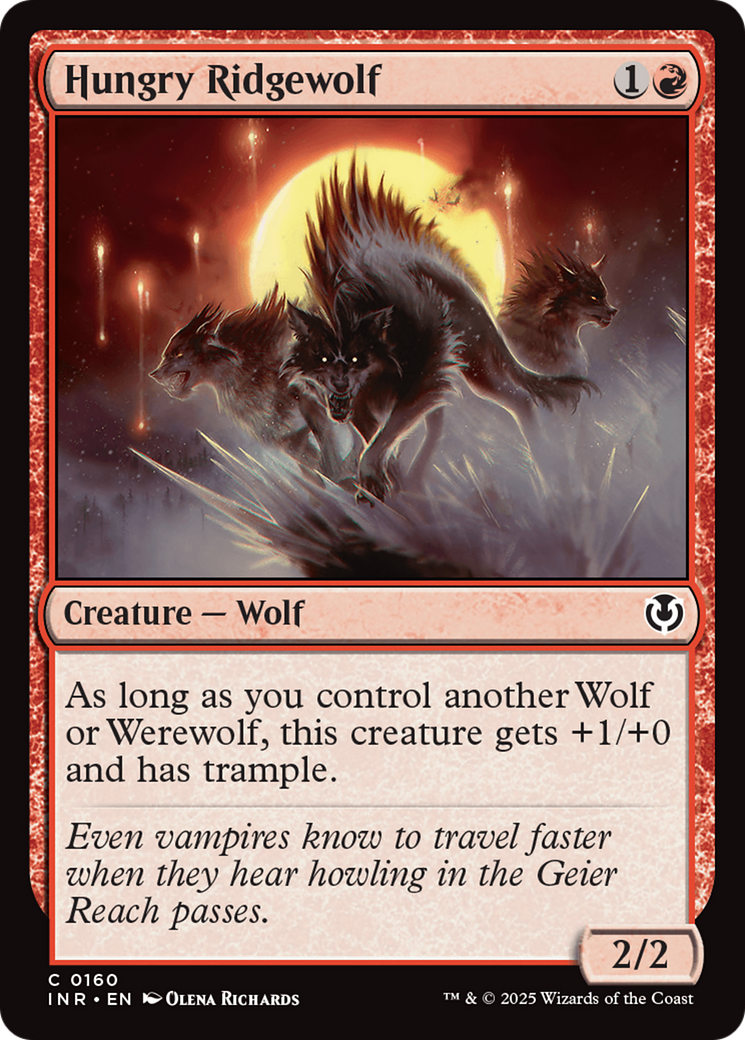 Hungry Ridgewolf [Innistrad Remastered] | Deep Dive Games St. Marys