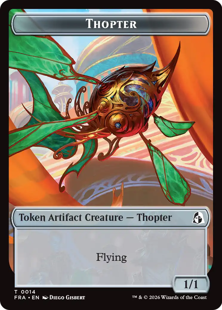 Heartwood // Thopter Double-Sided Token [Reality Fracture Tokens] | Deep Dive Games St. Marys