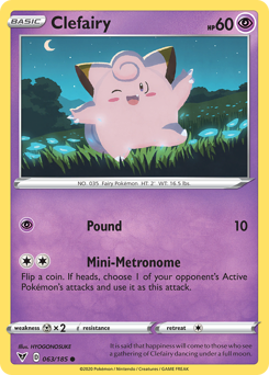Clefairy (063/185) [Sword & Shield: Vivid Voltage] | Deep Dive Games St. Marys