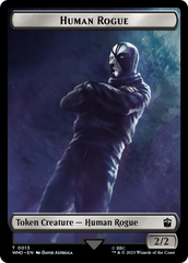Human Rogue // Clue (0021) Double-Sided Token [Doctor Who Tokens] | Deep Dive Games St. Marys