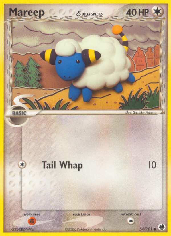 Mareep (54/101) (Delta Species) [EX: Dragon Frontiers] | Deep Dive Games St. Marys