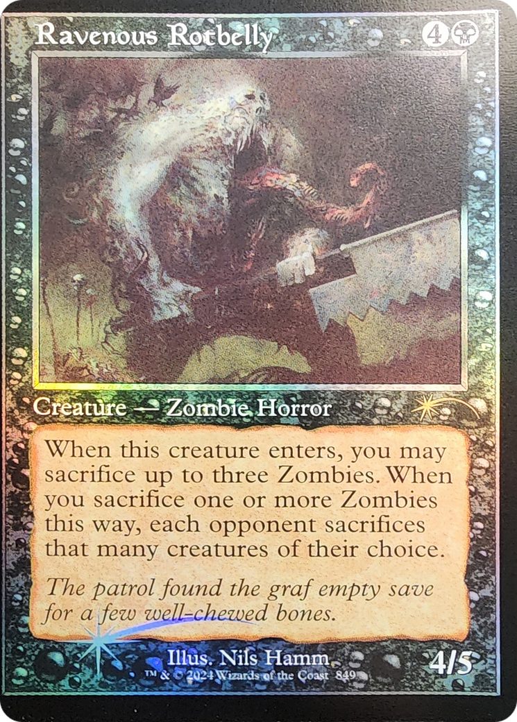 Ravenous Rotbelly (Retro Frame) [Secret Lair Drop Series] | Deep Dive Games St. Marys