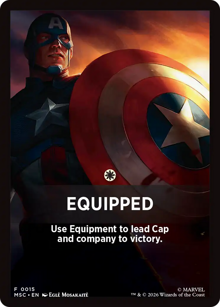 Equipped Theme Card [Marvel Super Heroes Commander] | Deep Dive Games St. Marys