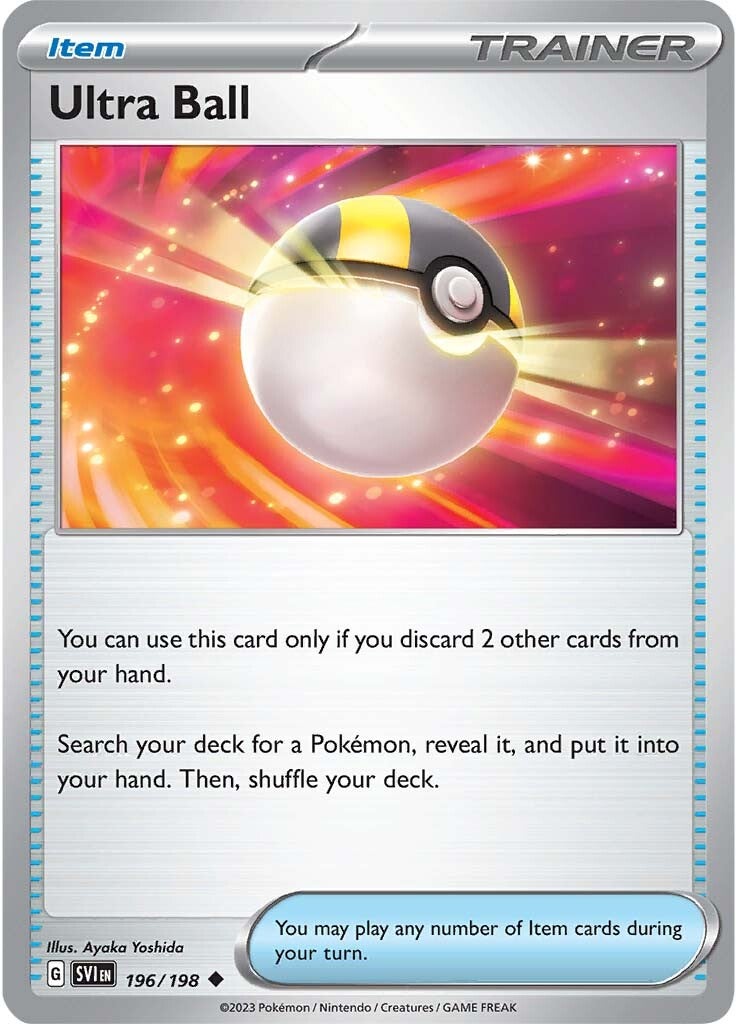 Ultra Ball (196/198) [Scarlet & Violet: Base Set] | Deep Dive Games St. Marys