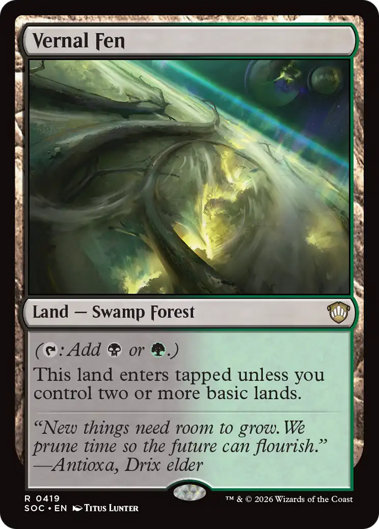 Vernal Fen [Secrets of Strixhaven Commander] | Deep Dive Games St. Marys