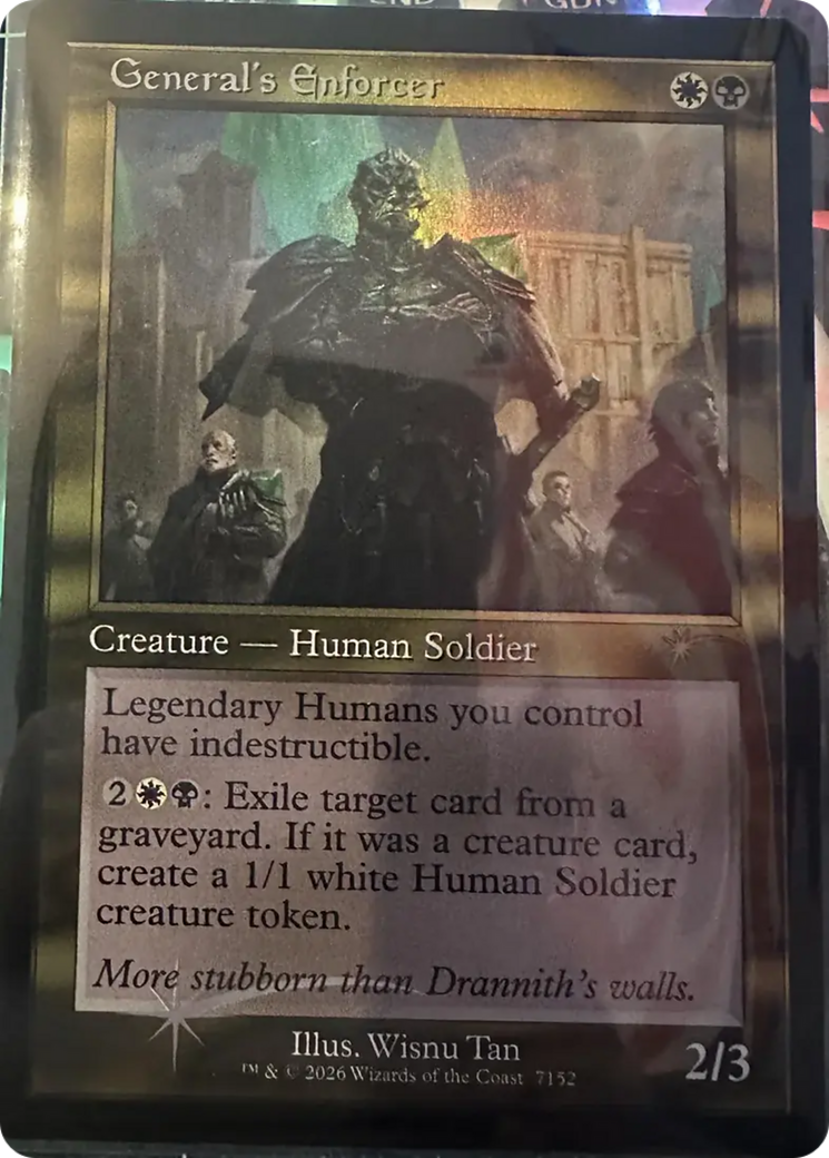 General's Enforcer (7152) (Retro Frame) [Secret Lair Drop Series] | Deep Dive Games St. Marys