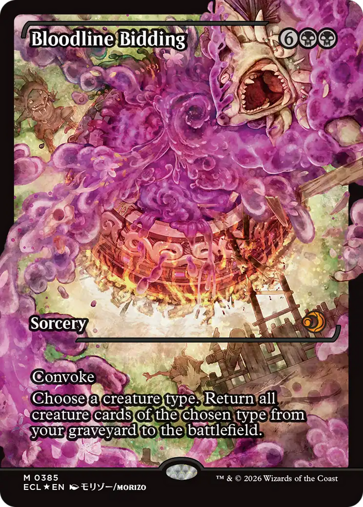 Bloodline Bidding (Showcase) [Lorwyn Eclipsed] | Deep Dive Games St. Marys