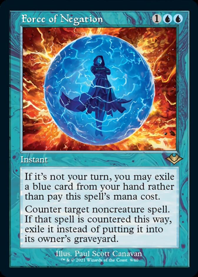 Force of Negation (Retro Foil Etched) [Modern Horizons] | Deep Dive Games St. Marys
