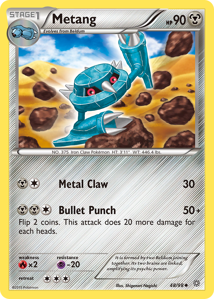 Metang (48/98) [XY: Ancient Origins] | Deep Dive Games St. Marys