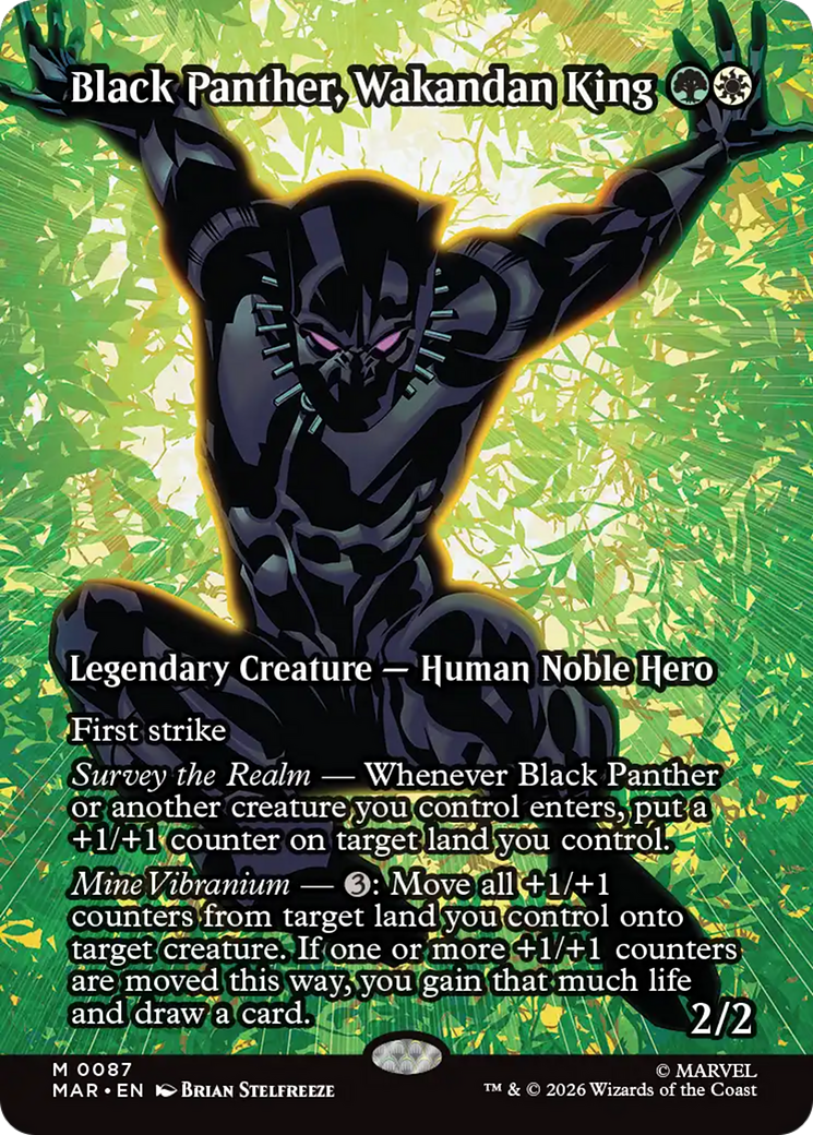 Black Panther, Wakandan King (Borderless) [Marvel Universe: Eternal-Legal] | Deep Dive Games St. Marys
