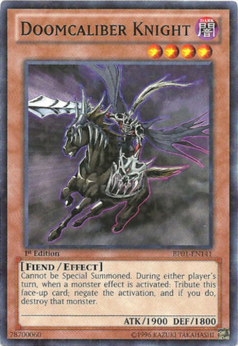 Doomcaliber Knight [BP01-EN141] Starfoil Rare | Deep Dive Games St. Marys