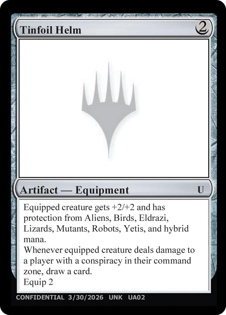 Tinfoil Helm [Unknown Event] | Deep Dive Games St. Marys