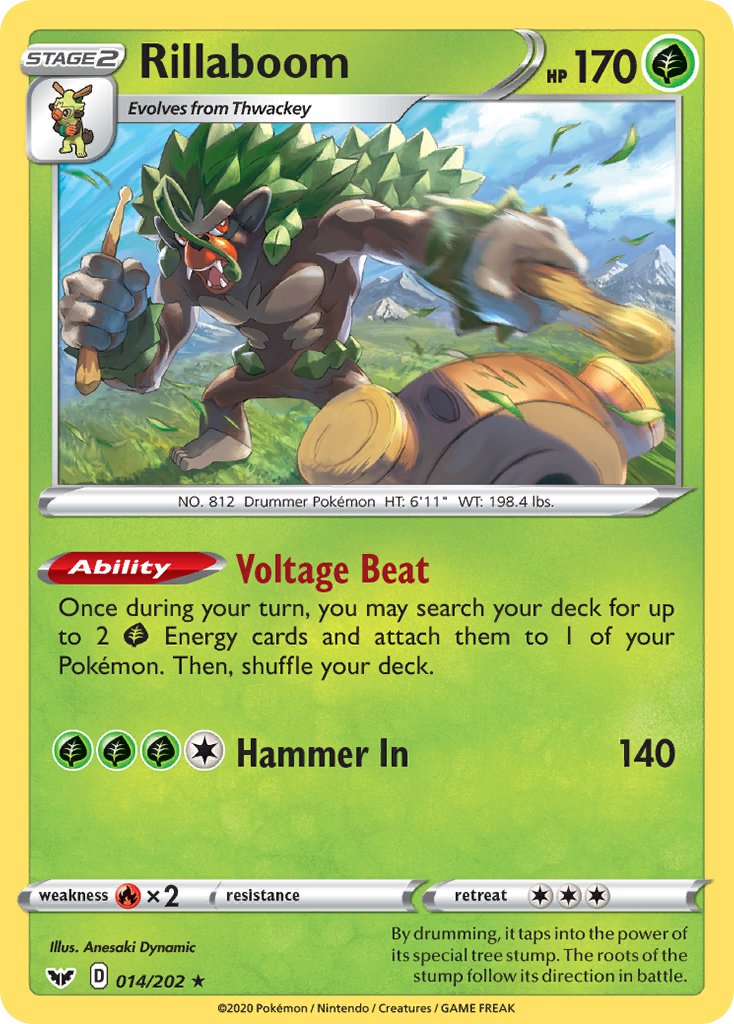 Rillaboom (014/202) (Theme Deck Exclusive) [Sword & Shield: Base Set] | Deep Dive Games St. Marys