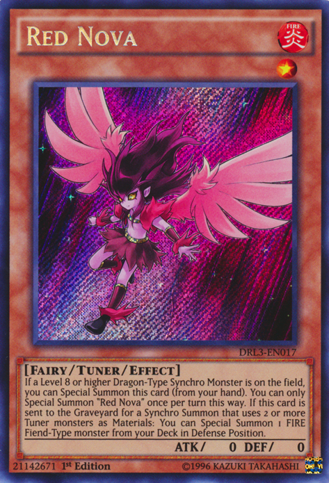 Red Nova [DRL3-EN017] Secret Rare | Deep Dive Games St. Marys