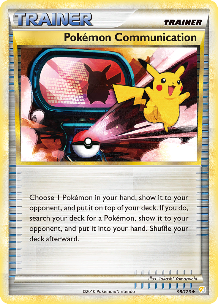Pokemon Communication (98/123) [HeartGold & SoulSilver: Base Set] | Deep Dive Games St. Marys
