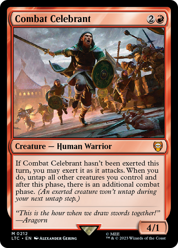 Combat Celebrant [The Lord of the Rings: Tales of Middle-Earth Commander] | Deep Dive Games St. Marys