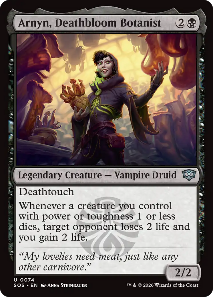 Arnyn, Deathbloom Botanist [Secrets of Strixhaven] | Deep Dive Games St. Marys