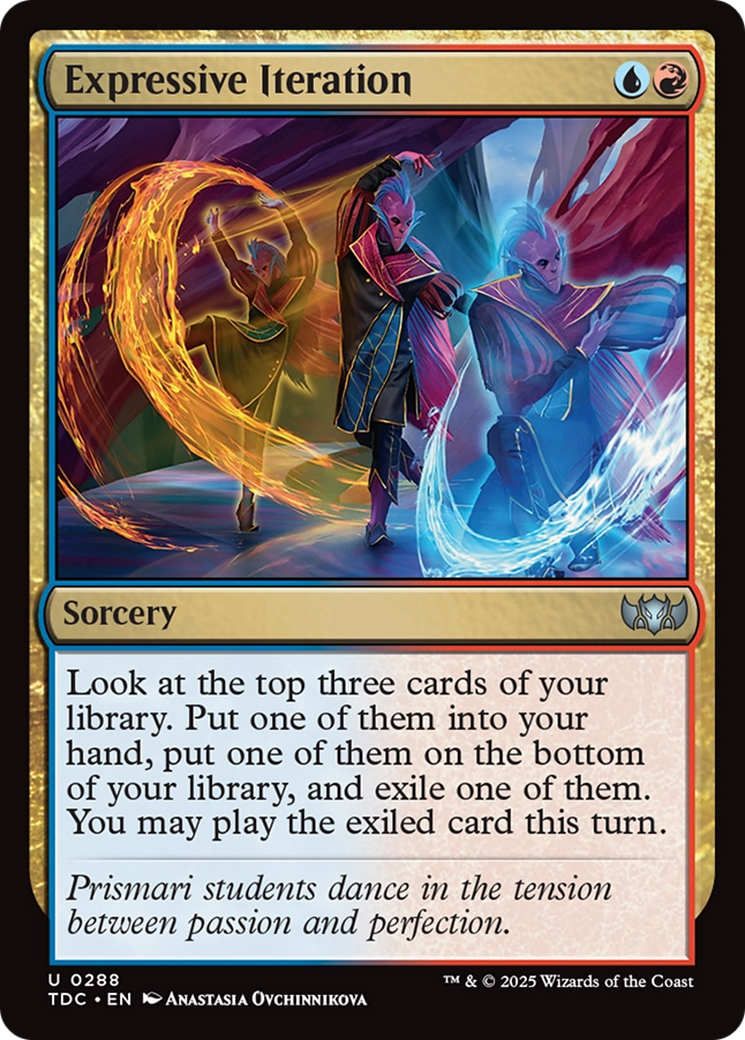 Expressive Iteration [Tarkir: Dragonstorm Commander] | Deep Dive Games St. Marys