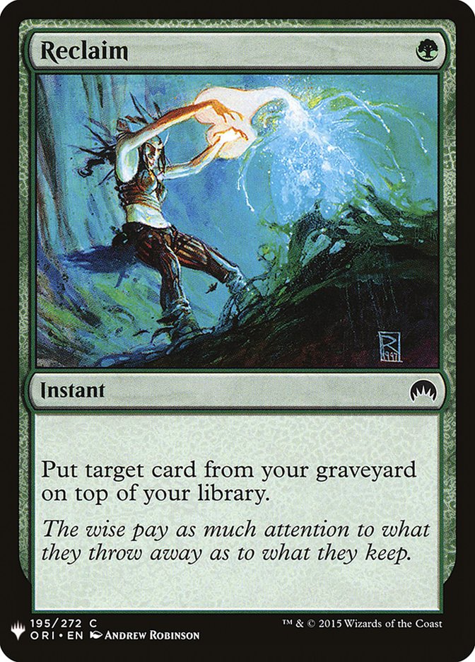 Reclaim [Mystery Booster] | Deep Dive Games St. Marys
