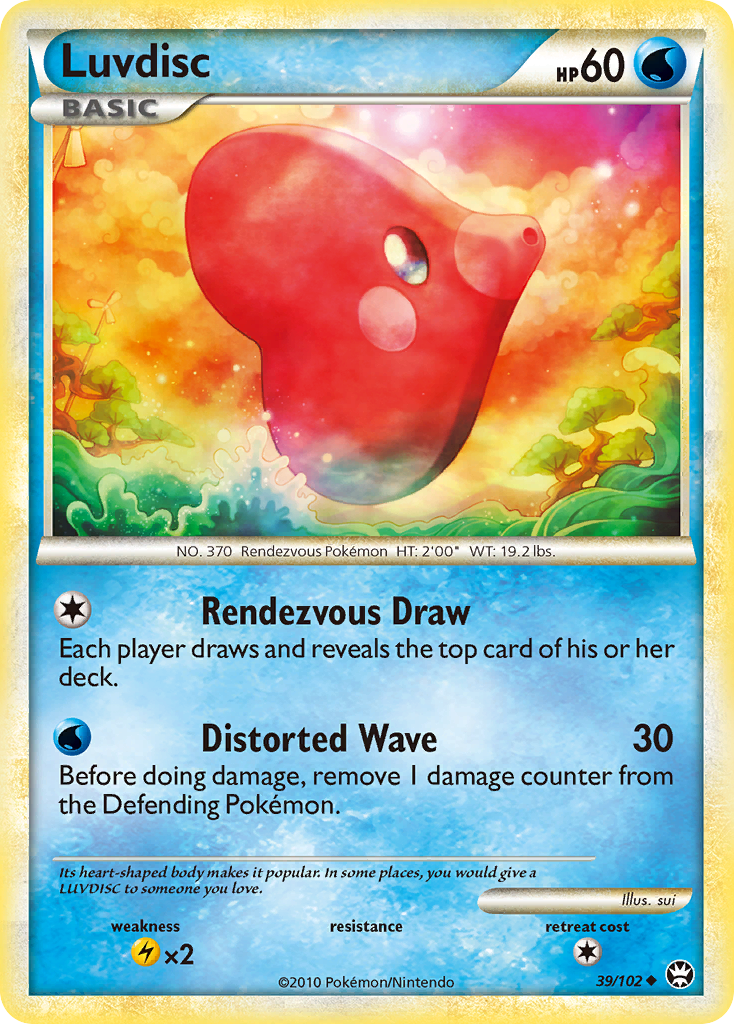 Luvdisc (39/102) [HeartGold & SoulSilver: Triumphant] | Deep Dive Games St. Marys