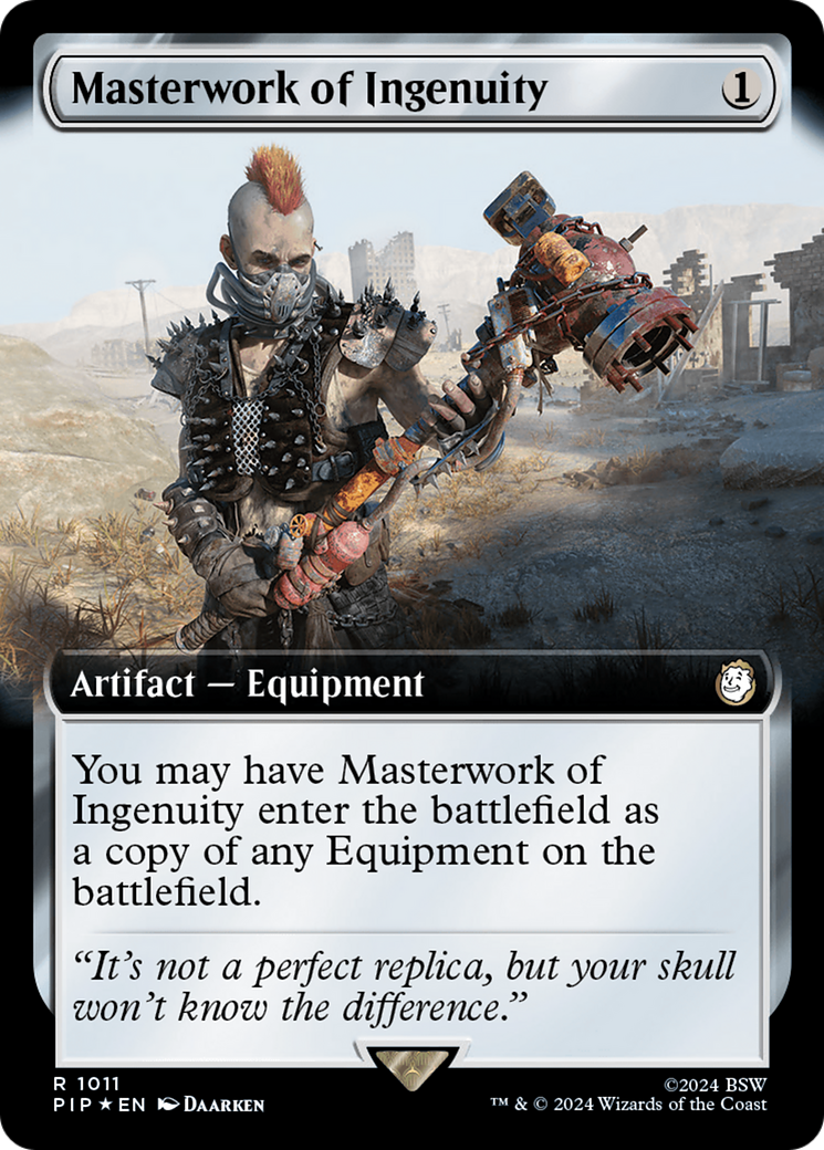 Masterwork of Ingenuity (Extended Art) (Surge Foil) [Fallout] | Deep Dive Games St. Marys