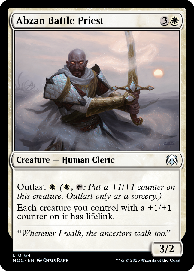 Abzan Battle Priest [March of the Machine Commander] | Deep Dive Games St. Marys