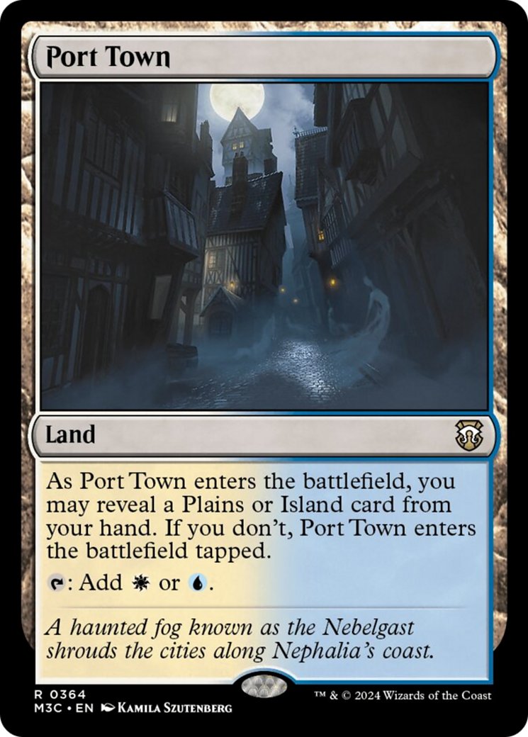 Port Town (Ripple Foil) [Modern Horizons 3 Commander] | Deep Dive Games St. Marys