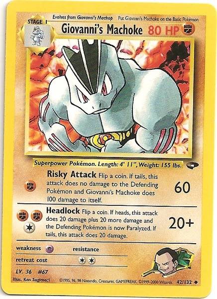 Giovanni's Machoke (42/132) [Gym Challenge Unlimited] | Deep Dive Games St. Marys