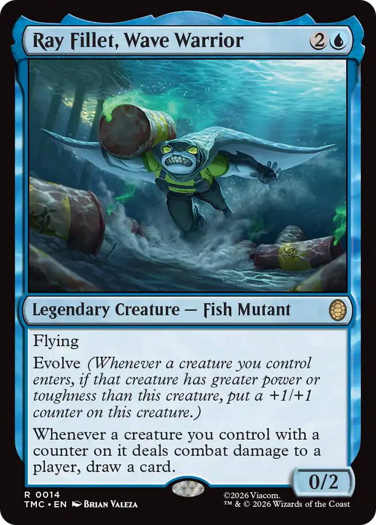Ray Fillet, Wave Warrior [Teenage Mutant Ninja Turtles Commander] | Deep Dive Games St. Marys