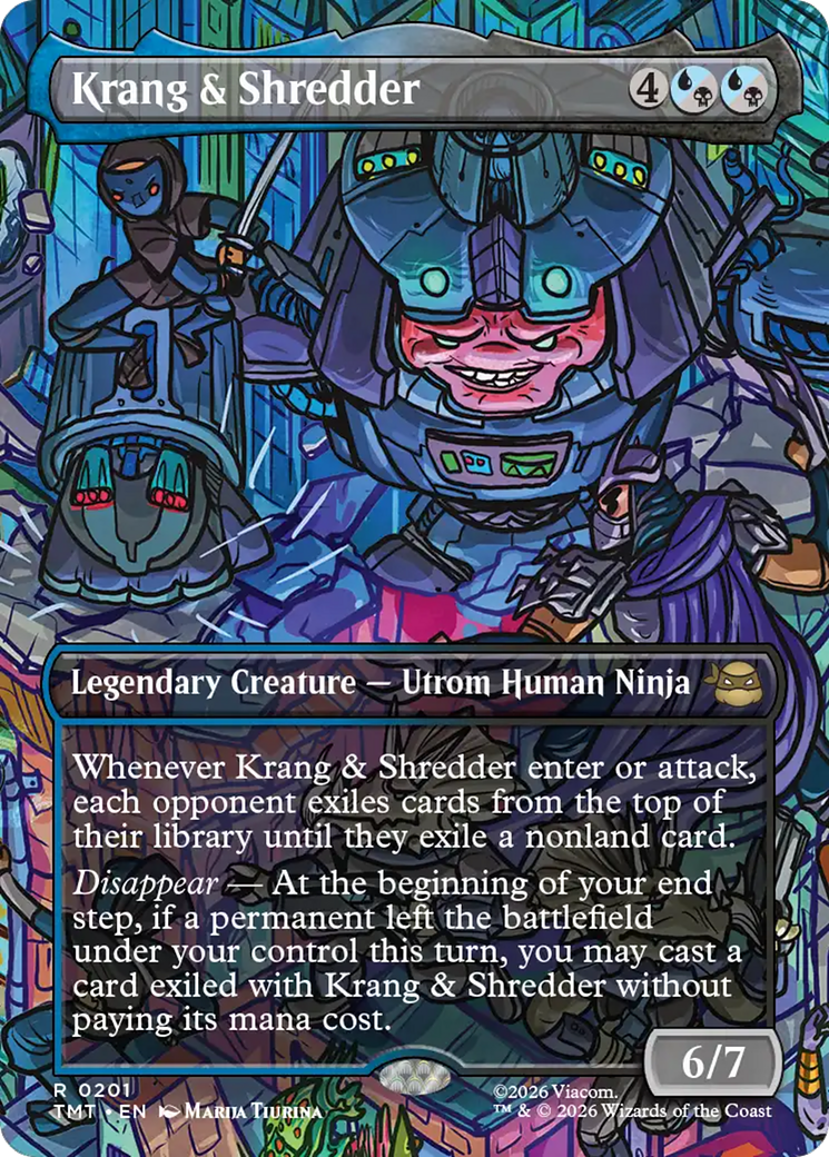 Krang & Shredder (Borderless) [Teenage Mutant Ninja Turtles] | Deep Dive Games St. Marys