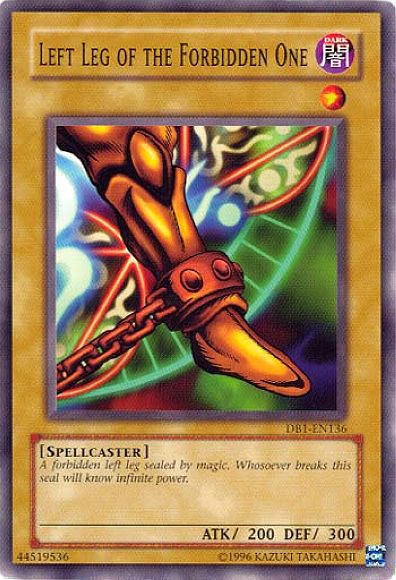 Left Leg of the Forbidden One [DB1-EN136] Common | Deep Dive Games St. Marys