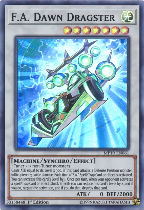 F.A. Dawn Dragster [MP19-EN061] Super Rare | Deep Dive Games St. Marys
